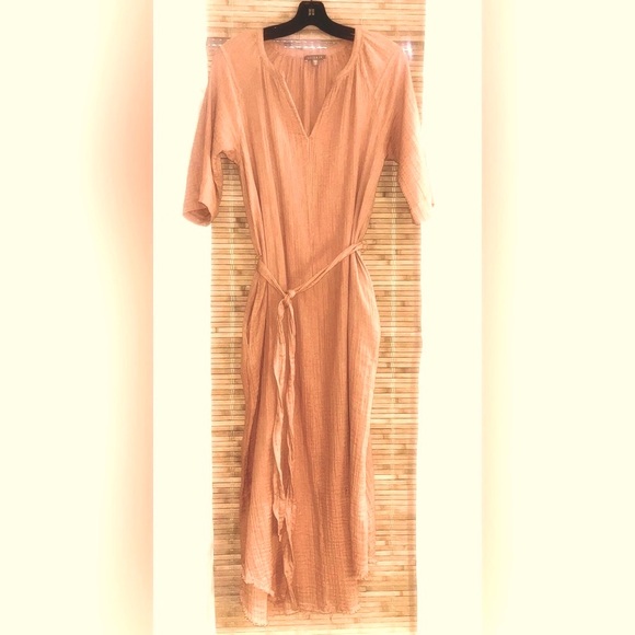 Lilla P Dresses & Skirts - Lilla P Dress Pockets XS-S Long Tunic Style SO Soft w/Belt Versatile 100% Cotton
